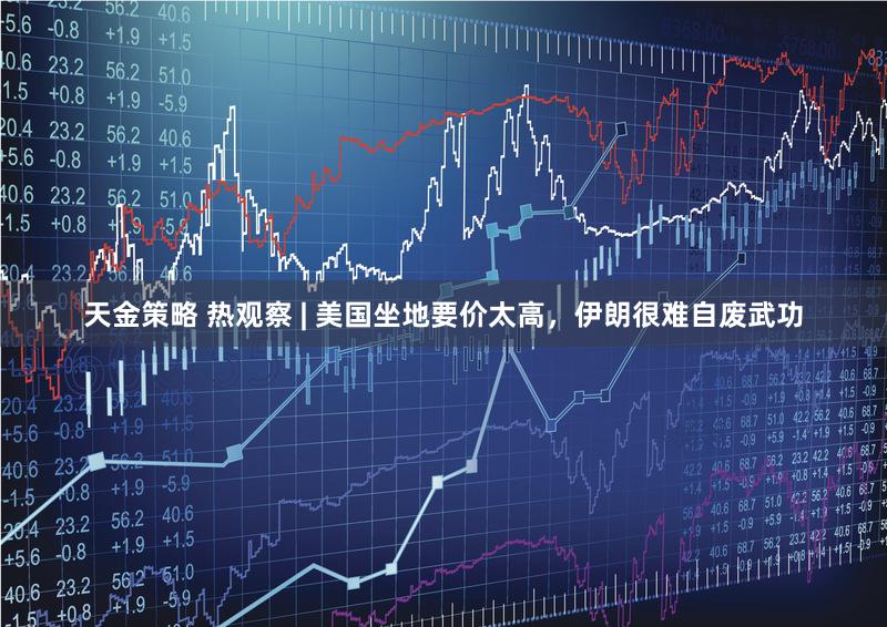 天金策略 热观察 | 美国坐地要价太高，伊朗很难自废武功