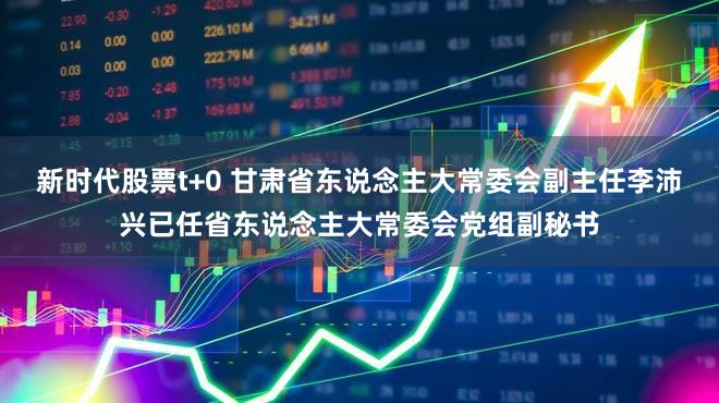 新时代股票t+0 甘肃省东说念主大常委会副主任李沛兴已任省东说念主大常委会党组副秘书