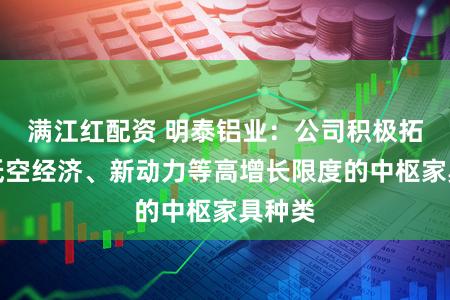 满江红配资 明泰铝业：公司积极拓展在低空经济、新动力等高增长限度的中枢家具种类