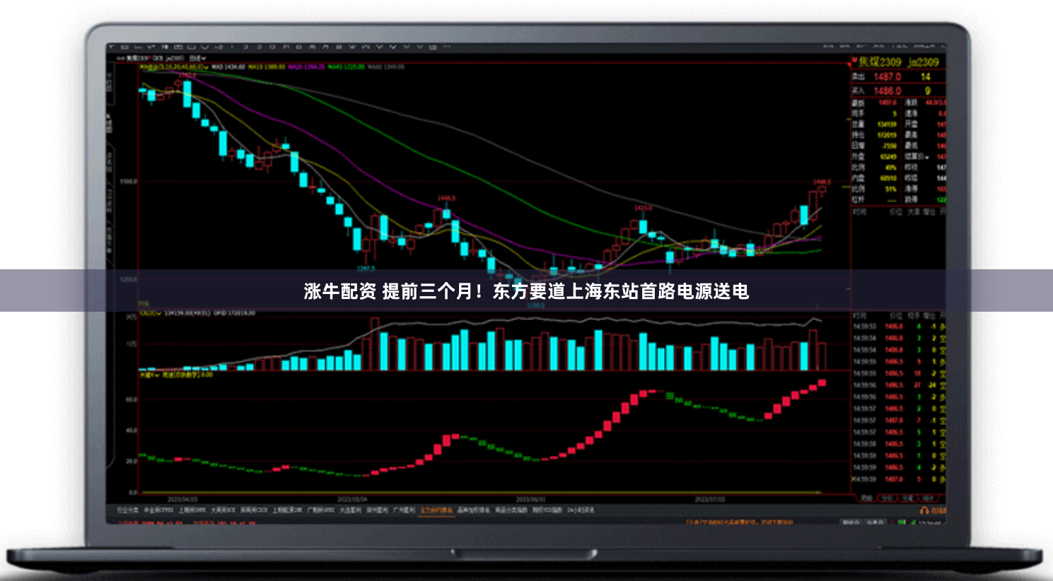 涨牛配资 提前三个月！东方要道上海东站首路电源送电